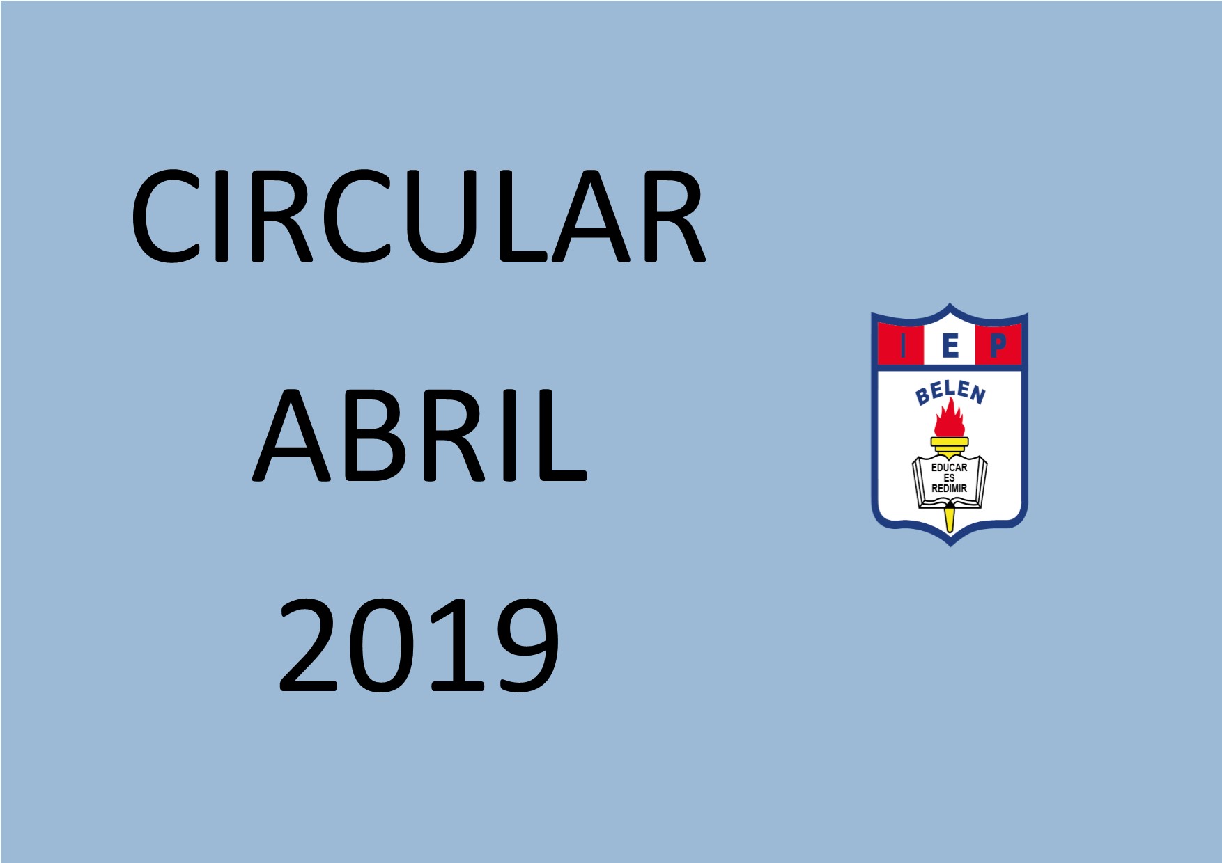 CIRCULAR ABRIL 2019