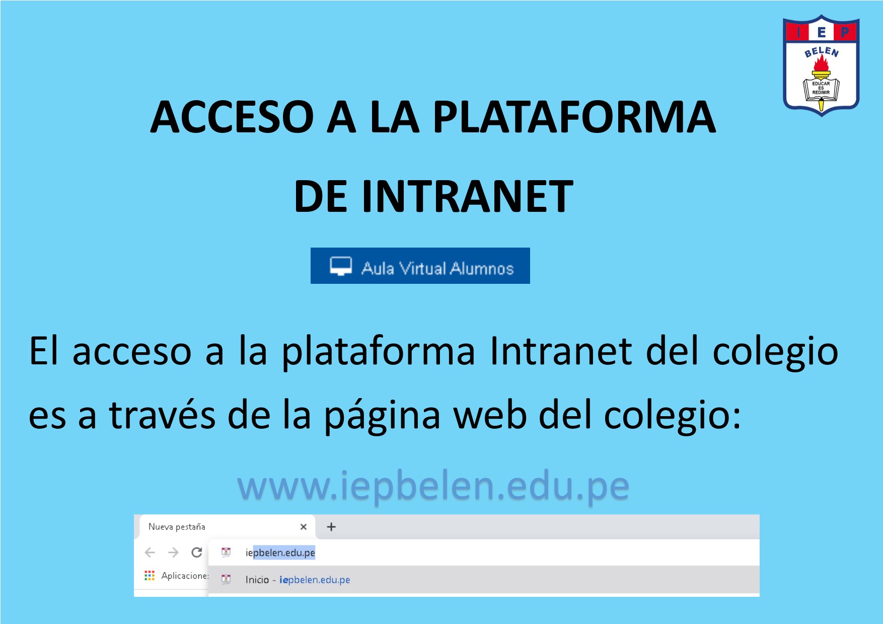Acceso a la Plataforma INTRANET