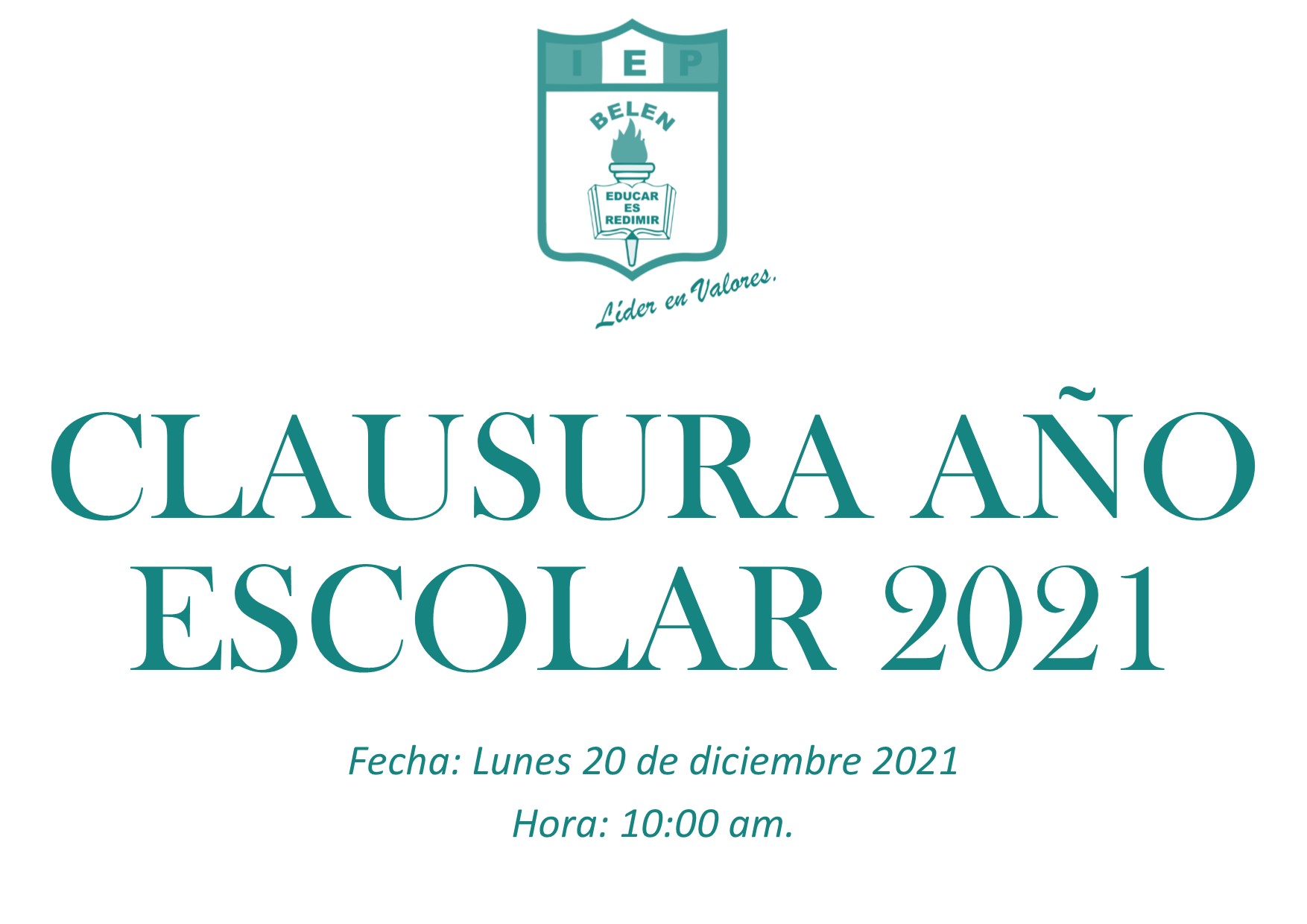 Clausura Año Escolar 2021