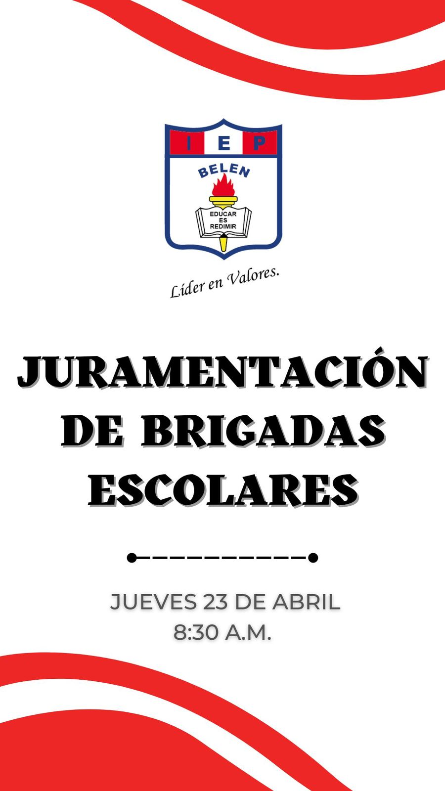 Juramentación de Brigadas Escolares