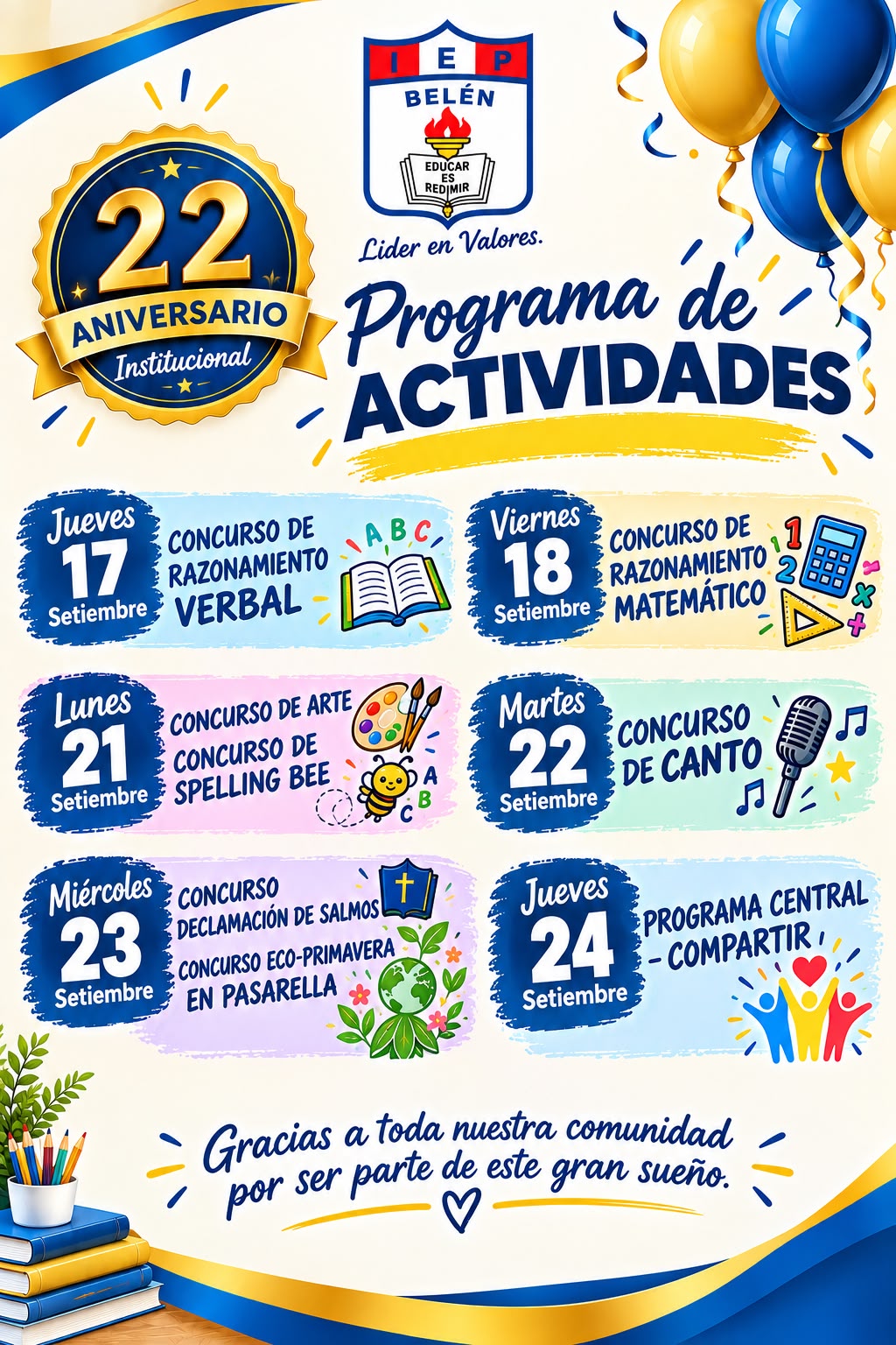 Semana de Aniversario 22°